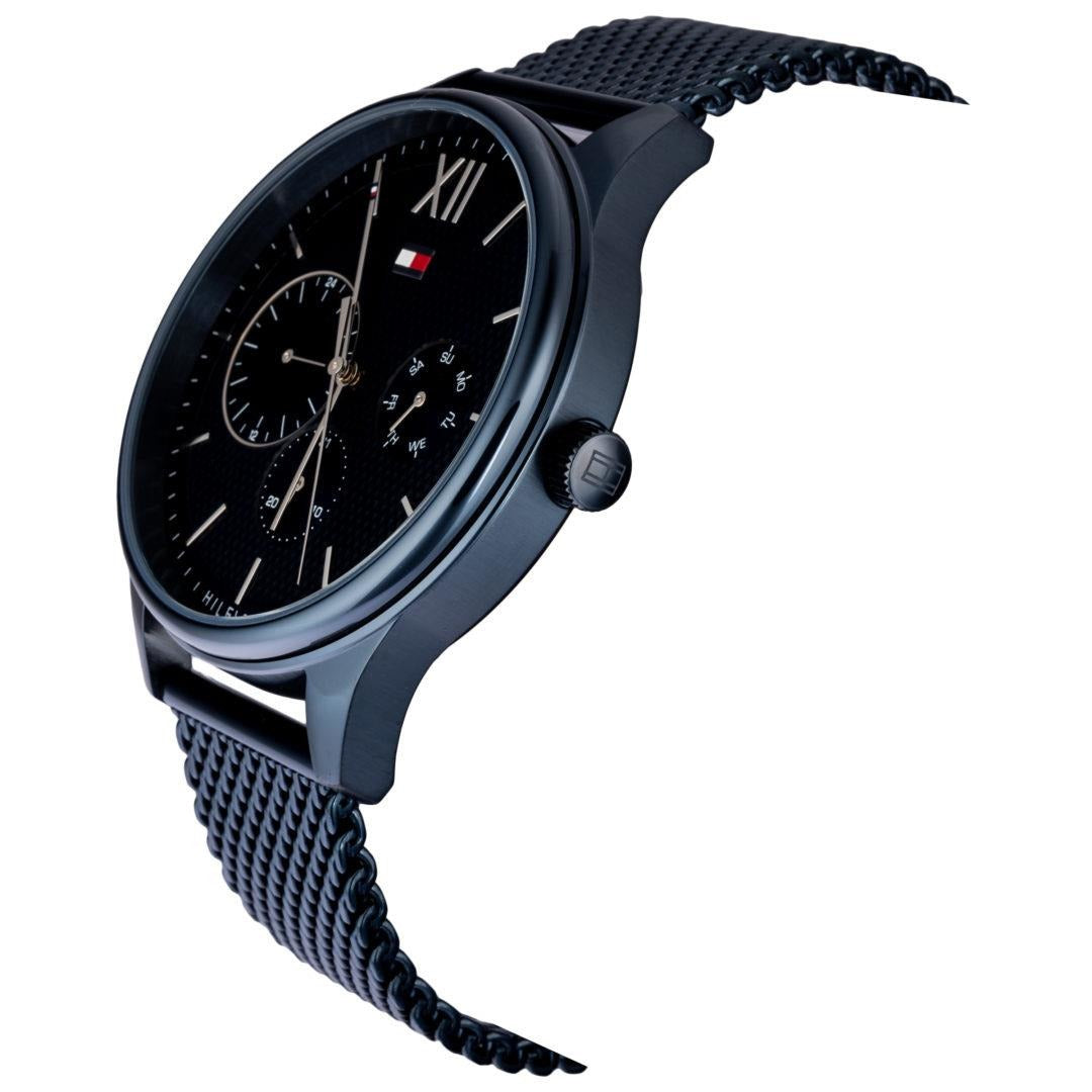 Navy Chronograph Mesh Precision