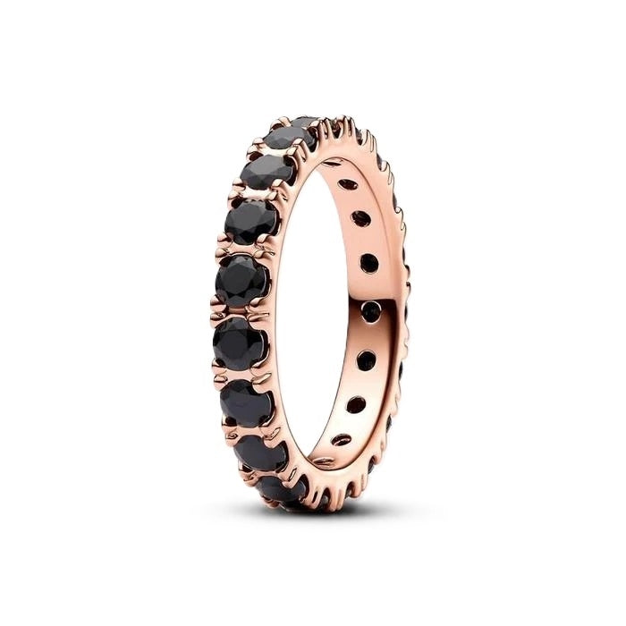 Pandora Eternity Ring in Rose Gold