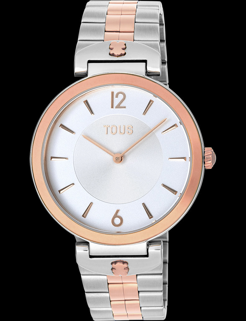 TOUS Rose Gold Two-Tone Analog Watch