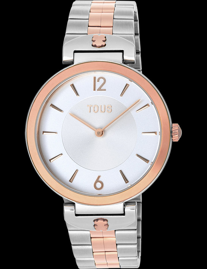 TOUS Rose Gold Two-Tone Analog Watch