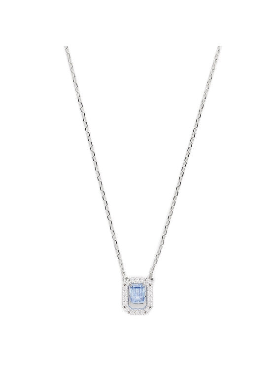 Celestial Blue Crystal Pendant Necklace