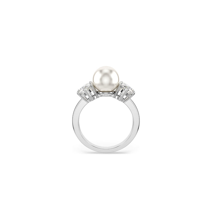 Timeless Elegance Pearl and Diamond Ring