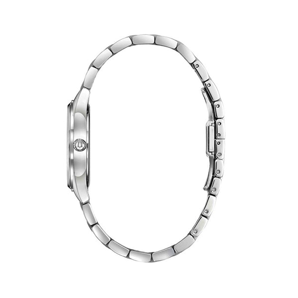 Bulova Stainless Steel Crystal Watch