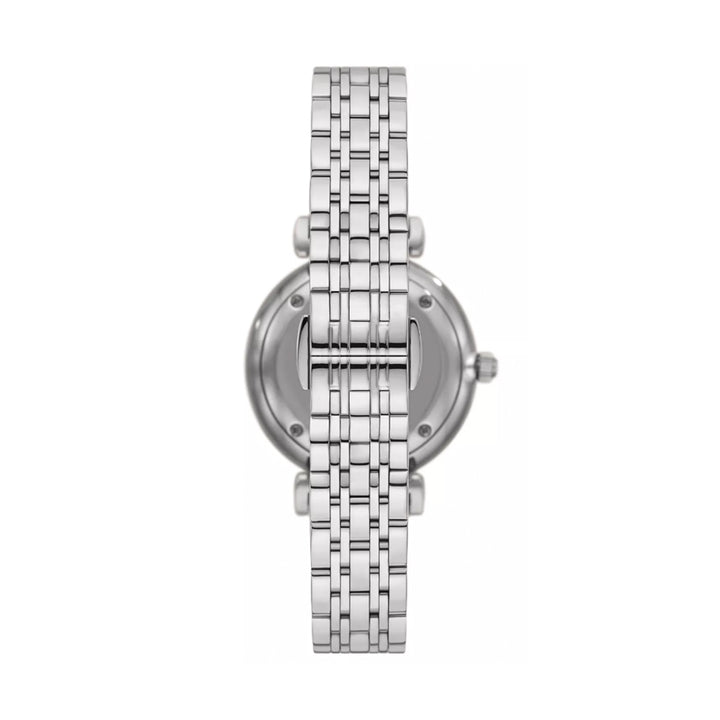Emporio Armani Silver Crystal Analog Watch