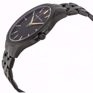 Armani Exchange Black & Gold Analog Watch