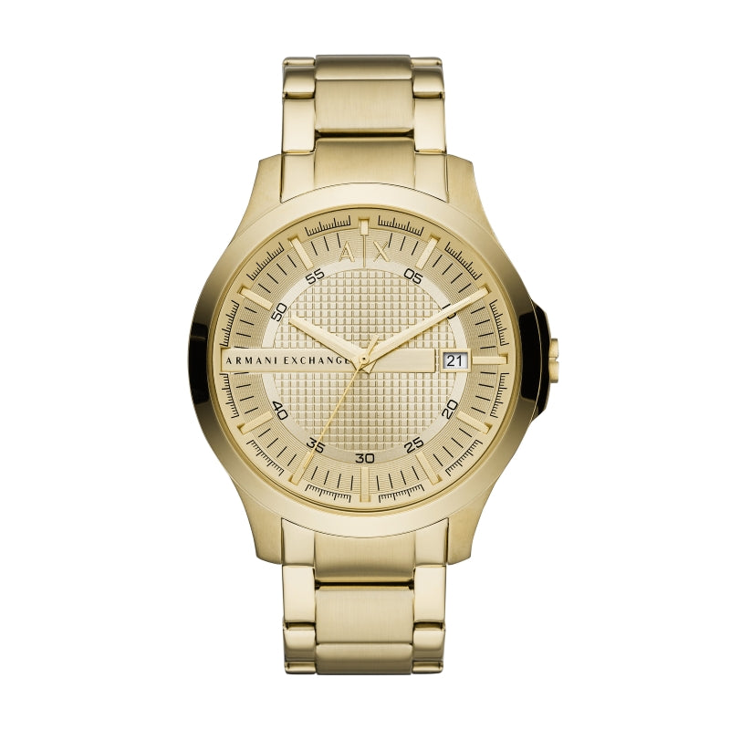 Armani Exchange Gold-Tone Analog Watch