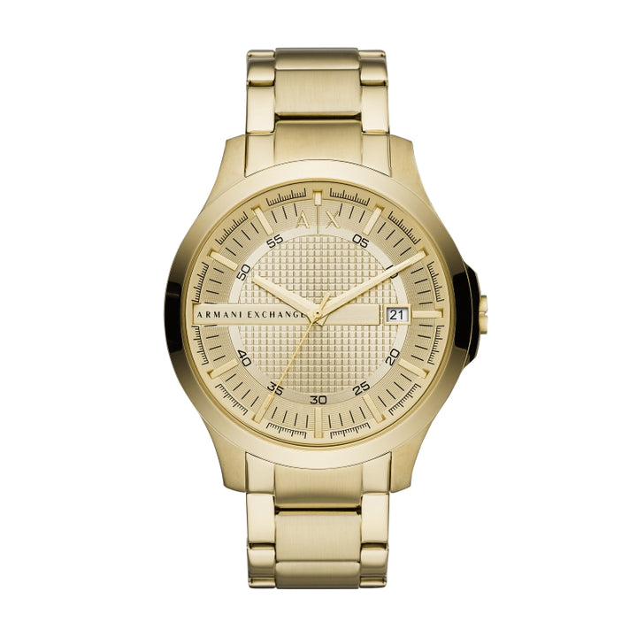 Armani Exchange Gold-Tone Analog Watch