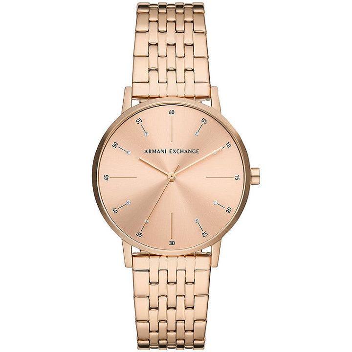 Armani Exchange Rose Gold Analog Watch