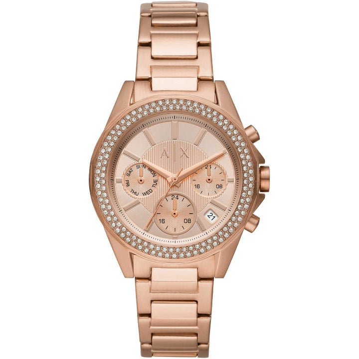 Armani Exchange Rose Gold Chronograph Watch