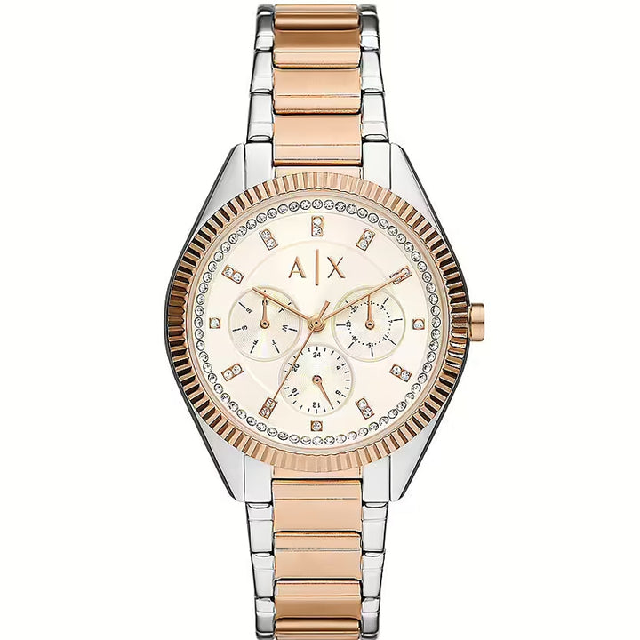 Armani Exchange Rose Gold Chronograph Watch