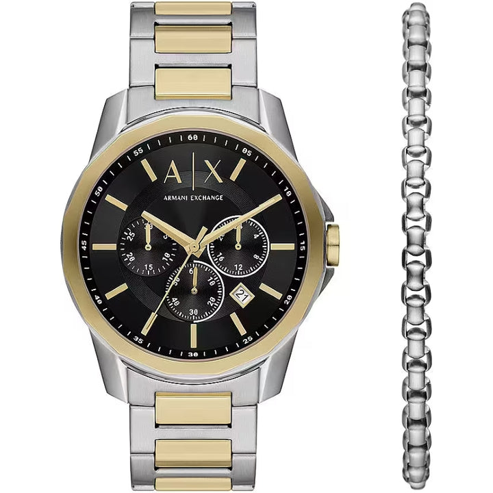 Armani Exchange Two-Tone Chronograph Watch
