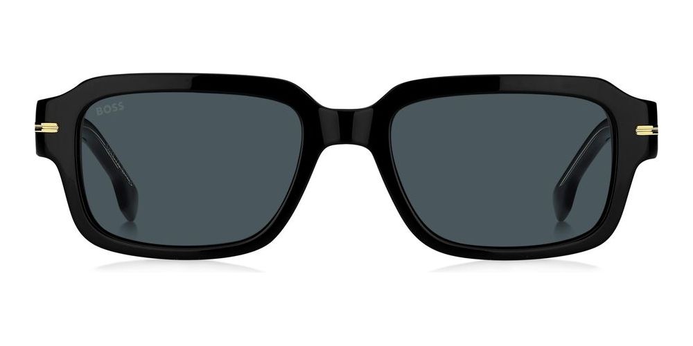 Refined Black Acetate Frame with Gold Detailing