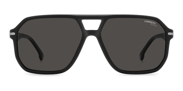 Sleek Black Aviator with Polarized Precision