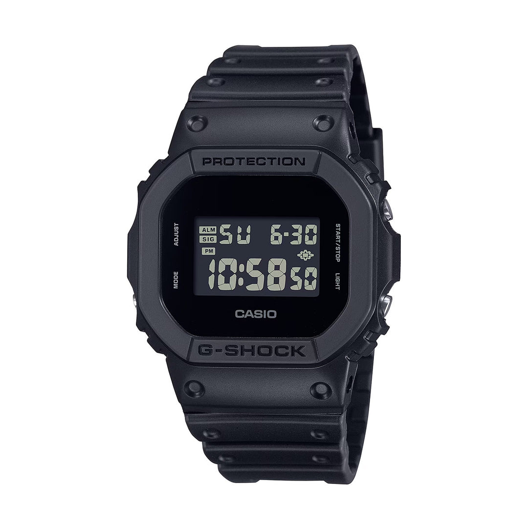 Endurance Black Resin Sport Watch with Multifunction Dial