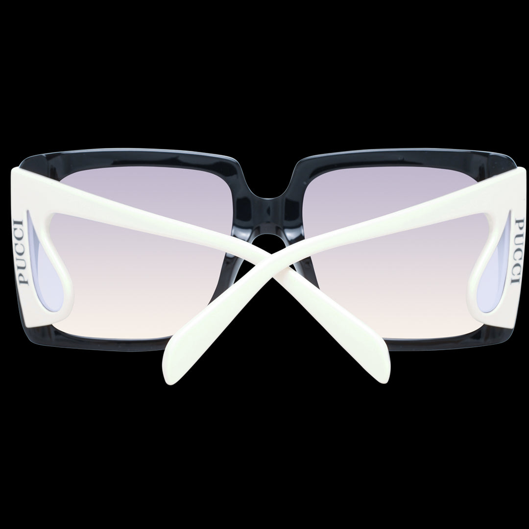 Sculpted Contrast Square Sunglasses