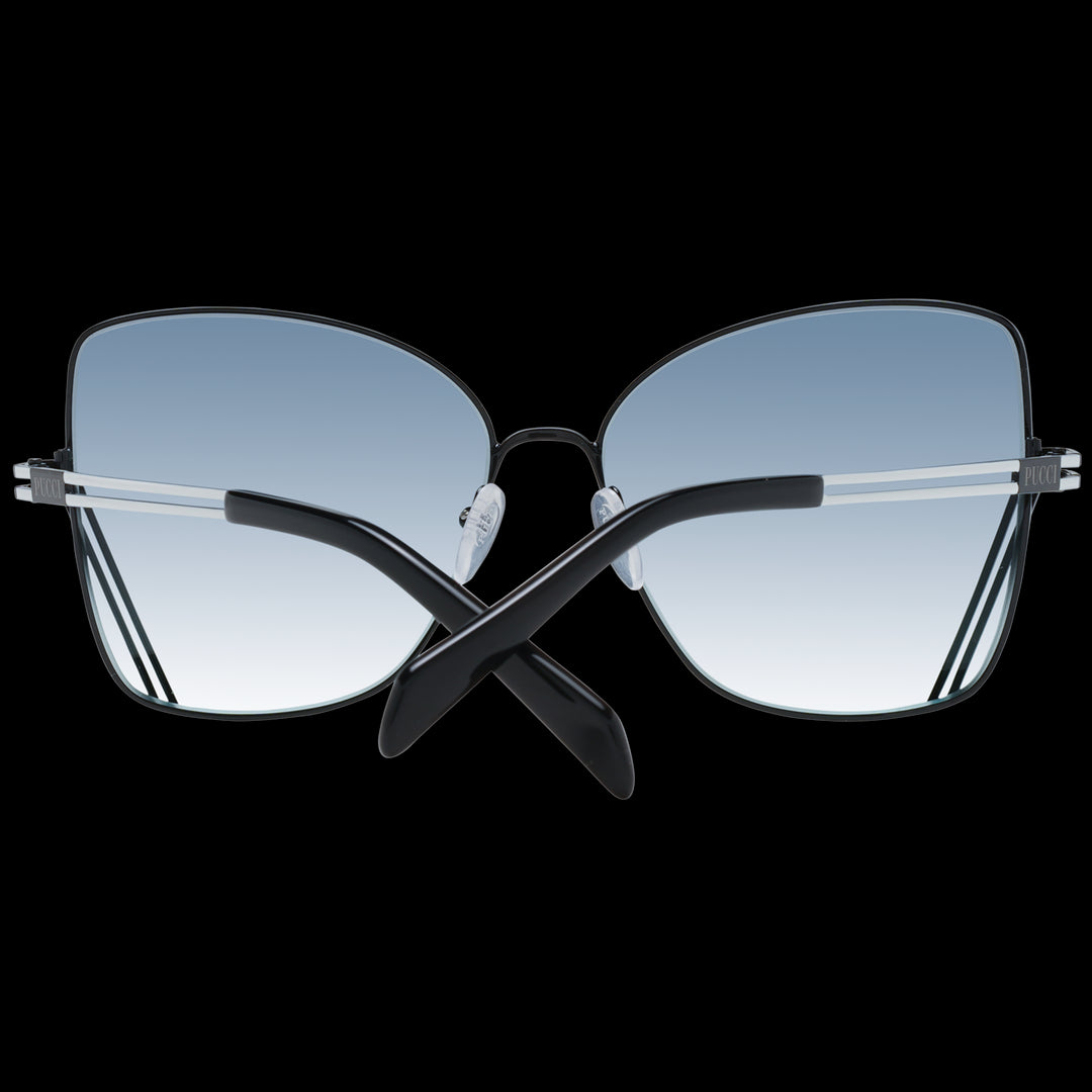 Sleek Black Frame with Gradient Blue Elegance