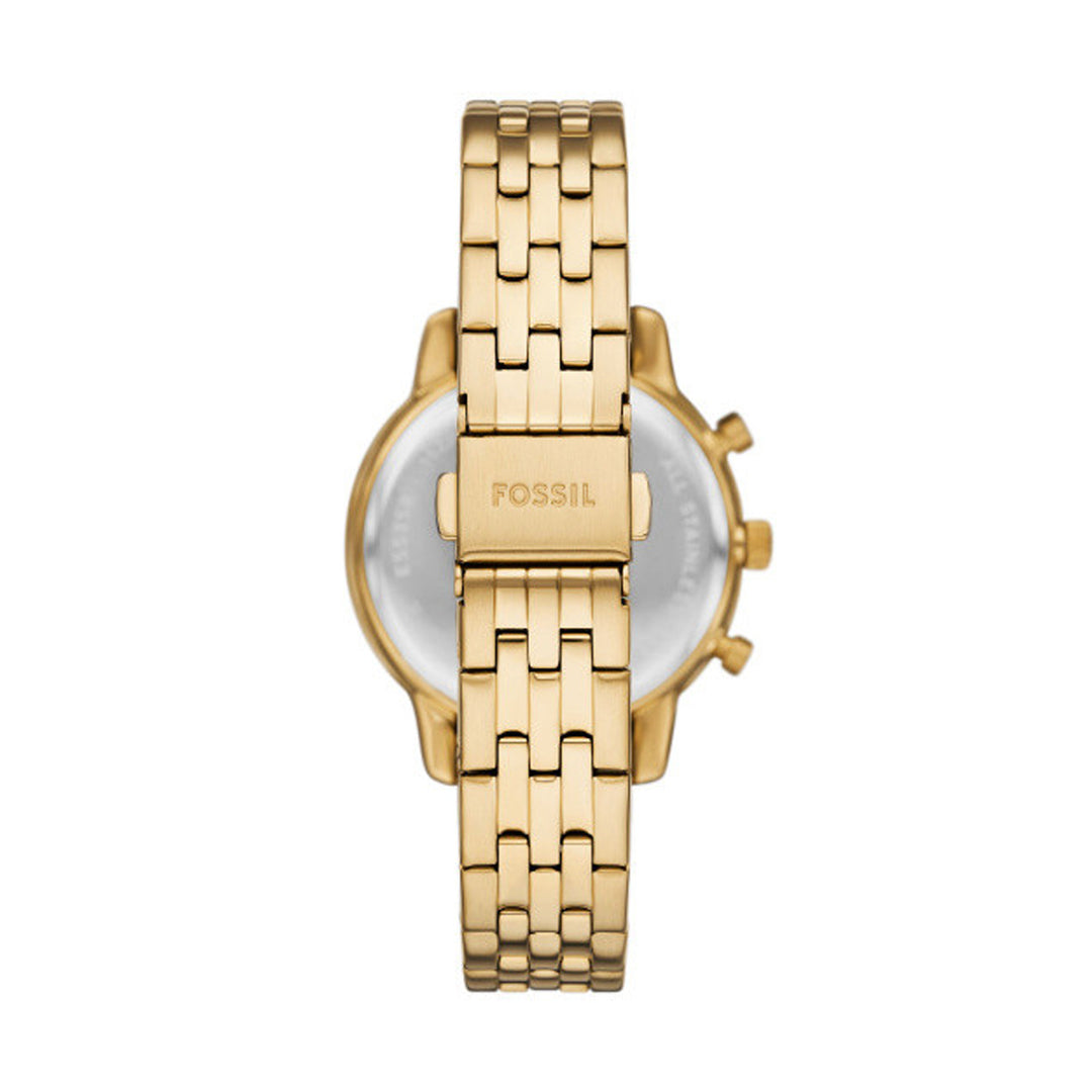 Timeless Gold-Tone Elegance with Mother-of-Pearl Dial