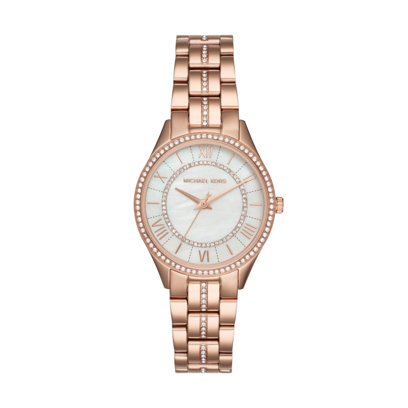 Michael Kors Rose Gold Crystal Watch