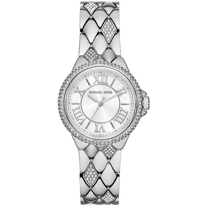 Michael Kors Silver Crystal Analog Watch