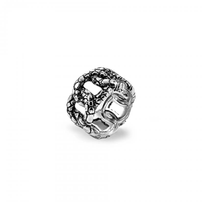 Modern Silver Statement Ring with Bold Presence
