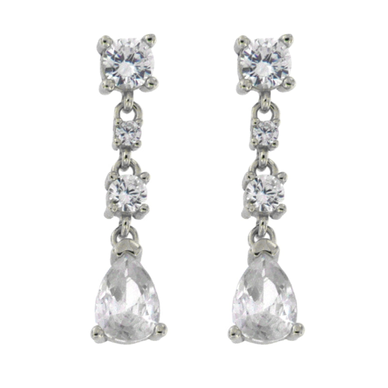 Timeless Clarity Drop Earrings