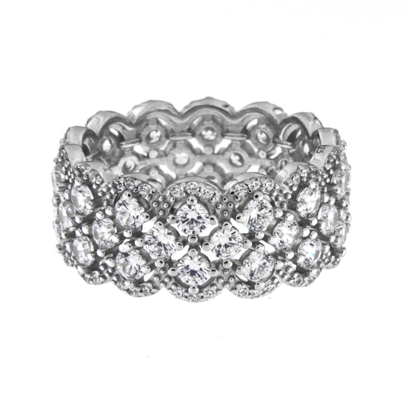 Timeless Diamond Eternity Band in White Gold