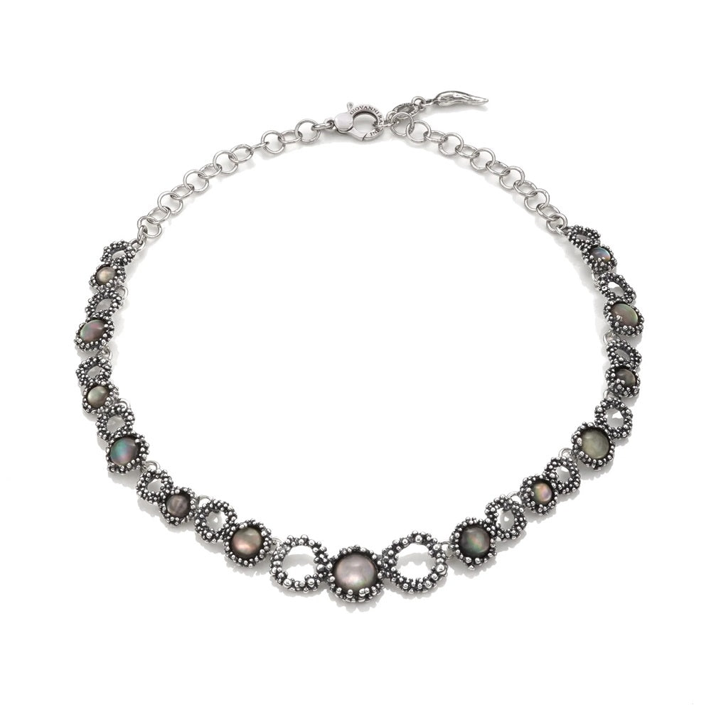 Ethereal Iridescence Pearl Necklace