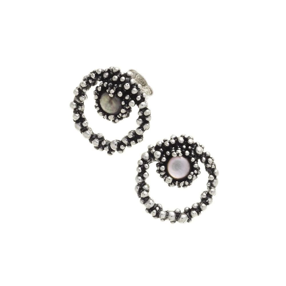 Timeless Elegance Pearl and Silver Studs