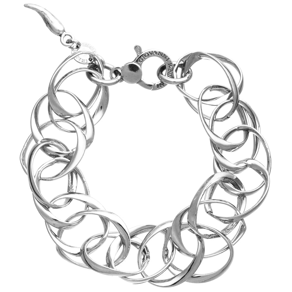 Elegant Silver Chain Link Bracelet with Timeless Appeal
