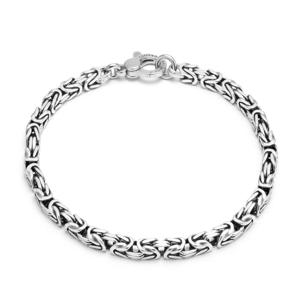Classic Sterling Silver Chain Bracelet with Timeless Appeal