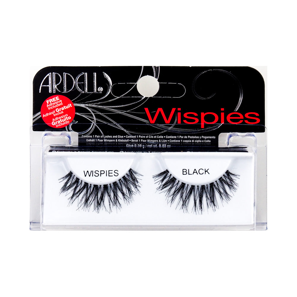 Wispies False Eyelashes in Black