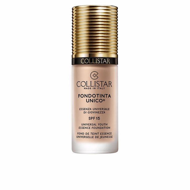 30 ml bottle of light rose-ivory liquid foundation, pump dispenser