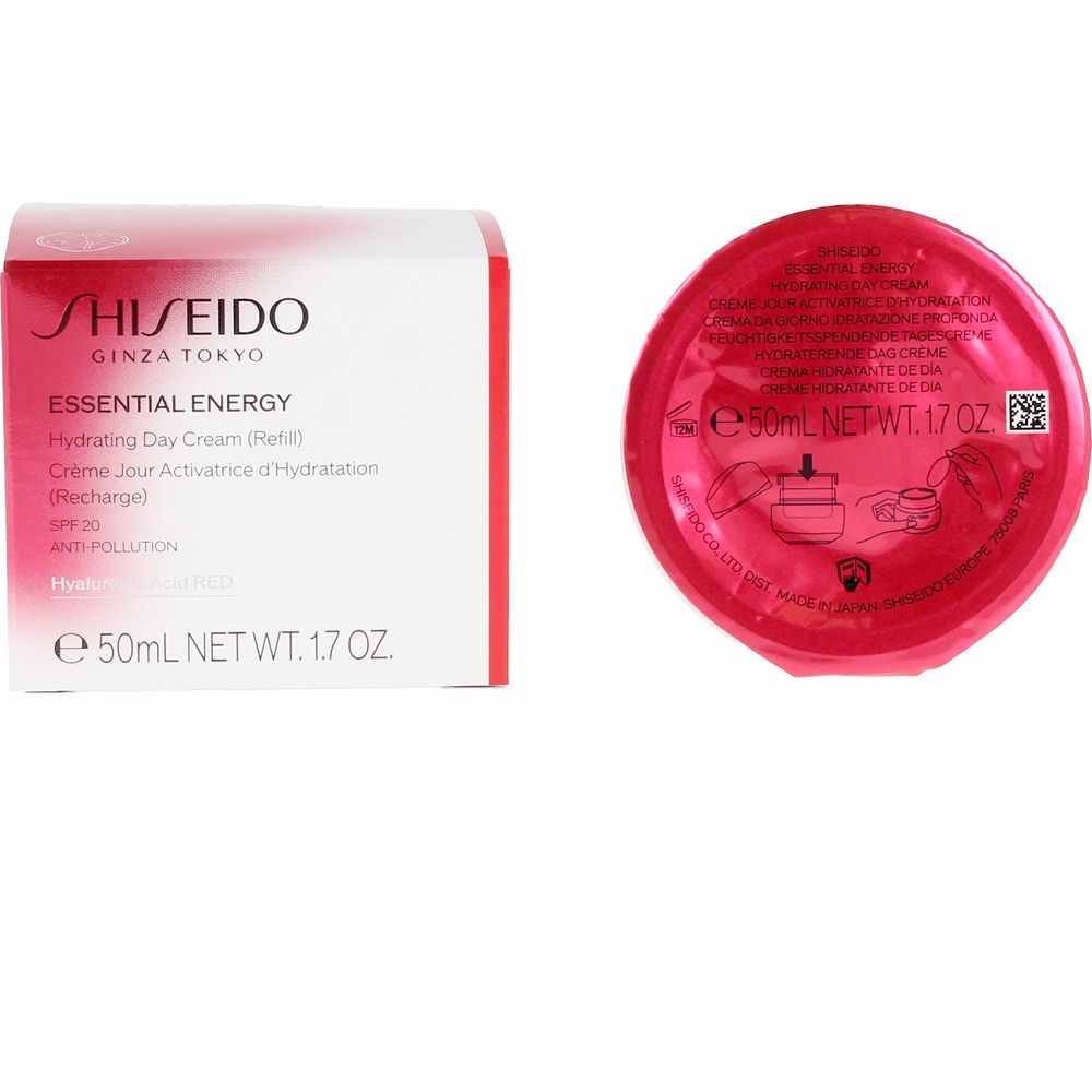 50 ml refillable hydrating day cream SPF 20, hyaluronic and ginseng