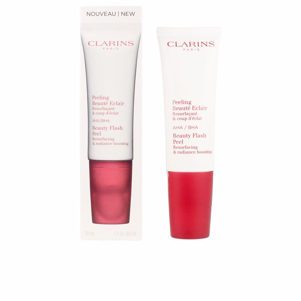 50 ml tube of glycolic gel peel, lightweight clear gel, clinical packaging