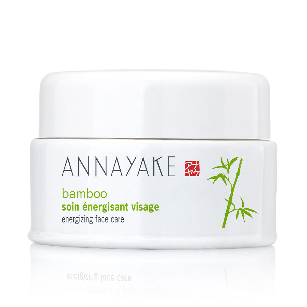 50 ml bamboo face cream jar; lightweight moisturiser for Women
