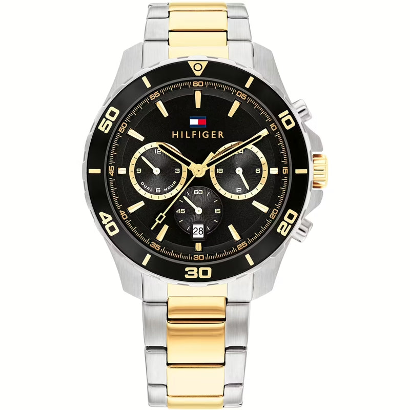 Tommy Hilfiger Gold-Tone Chronograph Watch