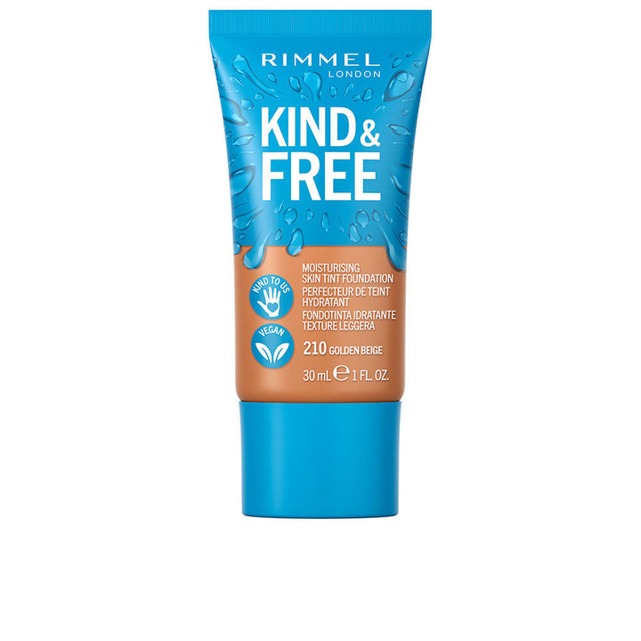 30 ml skin tint serum in shade 210 Golden Beige, dewy finish