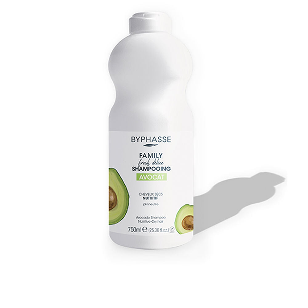750 ml bottle of avocado-enriched hydrating shampoo for Unisex dry hair