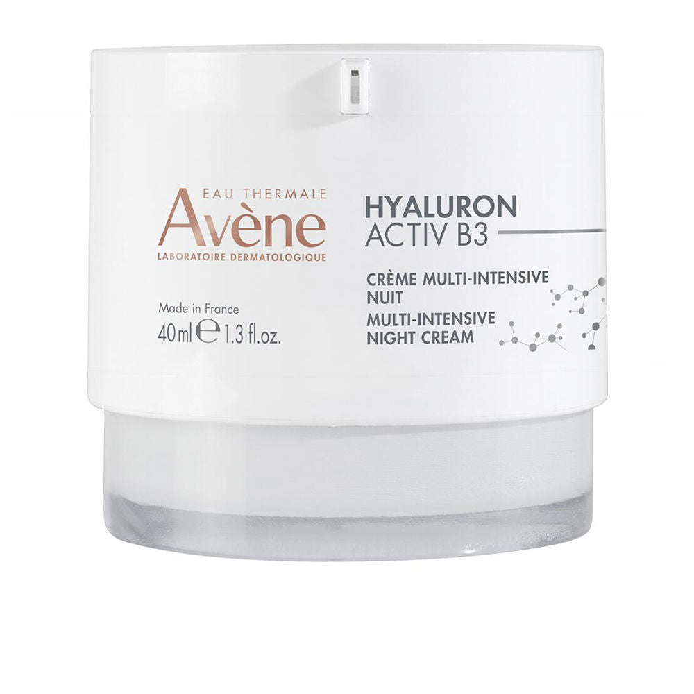 40 ml glass jar night cream with retinal and niacinamide, recyclable packaging