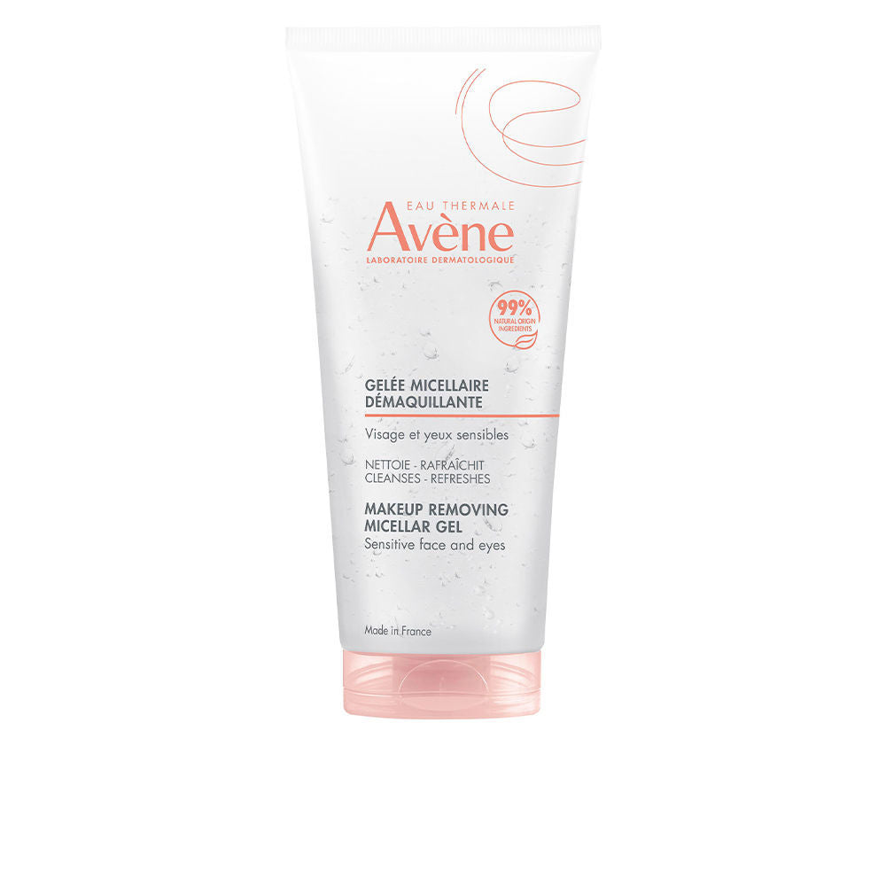 200 ml tube of micellar cleansing gel with thermal spring water, for sensitive Unisex skin