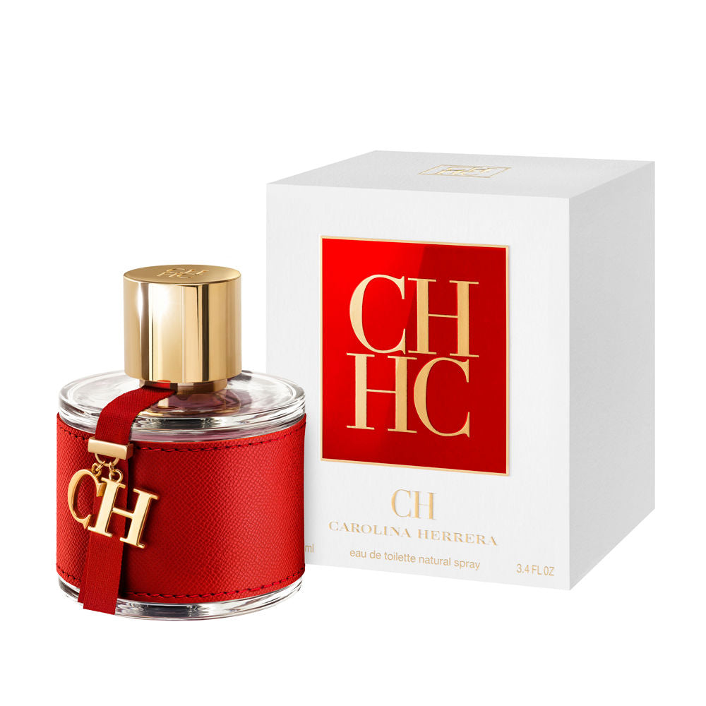 Leather-wrapped perfume bottle with golden cap, 50 ml, Floral Oriental scent
