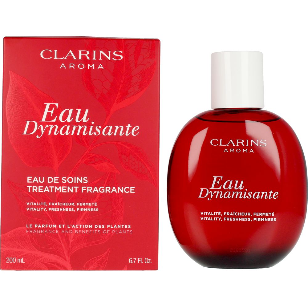 Refillable red bottle of Unisex revitalising ginseng treatment water, 200 ml