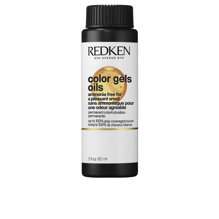 Three 60 ml tubes of ammonia-free gel oil hair colour, shade 4.54