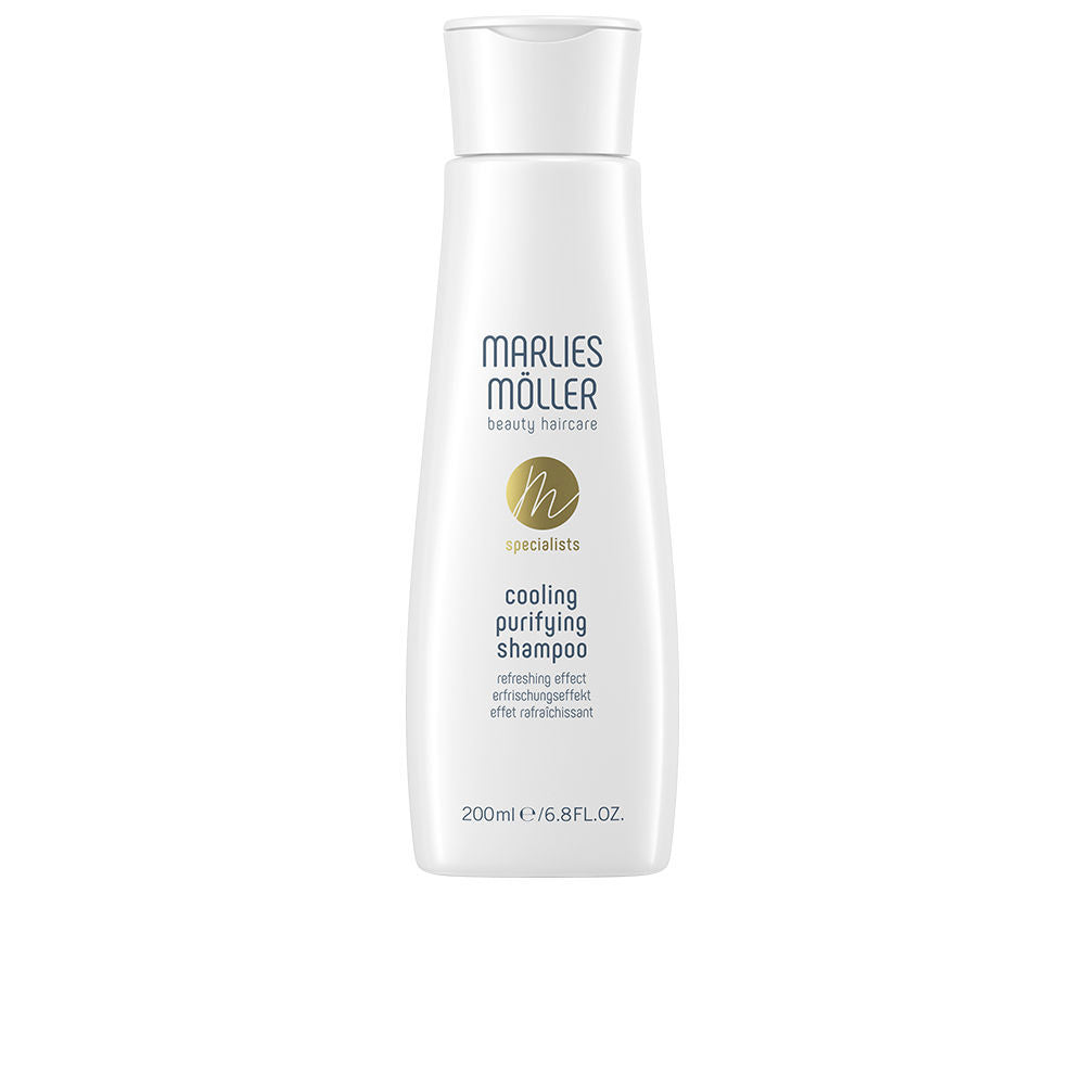 200 ml mint and eucalyptus clarifying shampoo bottle, cooling formula for Women