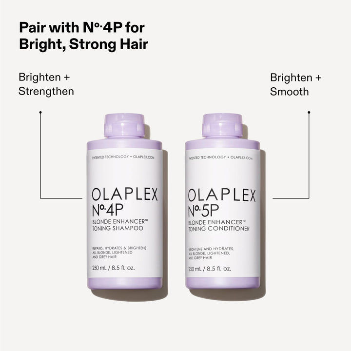 Tall conditioner bottle for blond and grey hair; 1000 ml, silver-lilac label