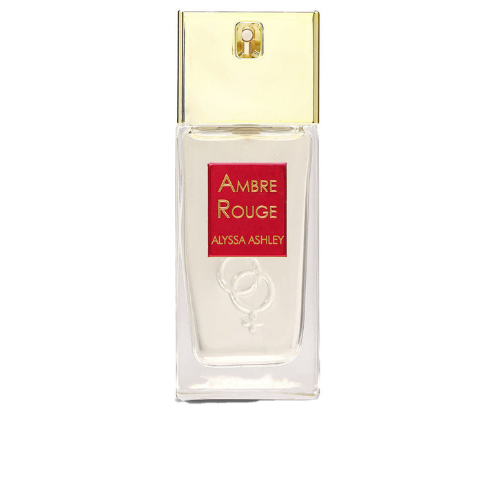 Glass perfume bottle of Amber Rouge EDP, 100 ml, berry amber fragrance, Unisex