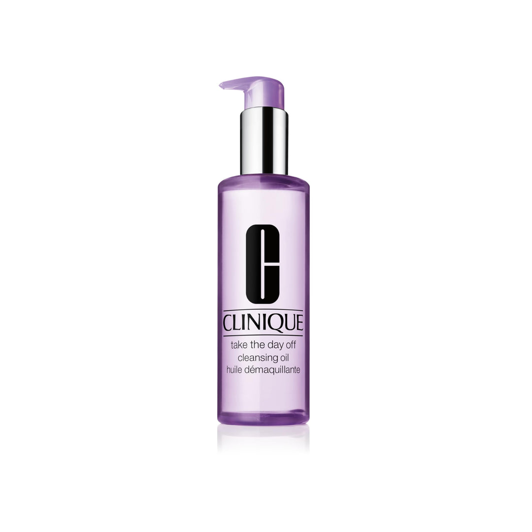Clear cleansing oil bottle, 200 ml, oil-to-lotion makeup remover for Women