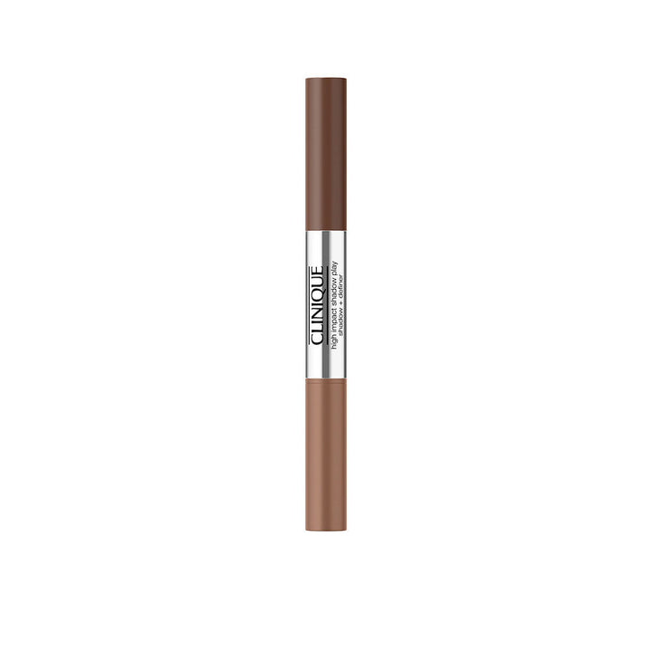 Double-ended eyeshadow stick showing cream and powder ends in beige tone, 4 ml