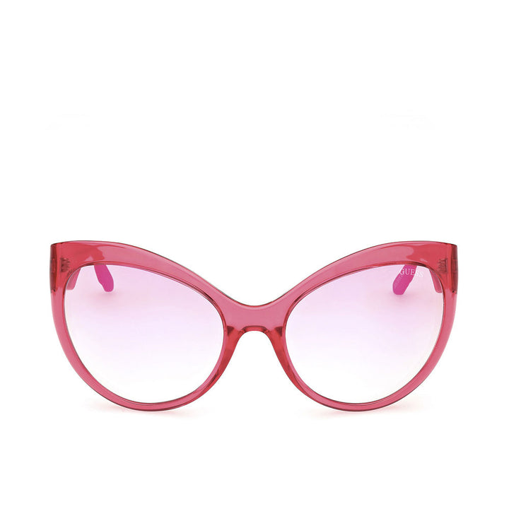 Soft pink butterfly sunglasses, 61 mm lenses, injected-acetate frame