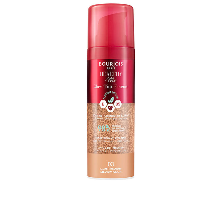 30 ml pump bottle of light-medium dewy tint essence, Unisex shade 03